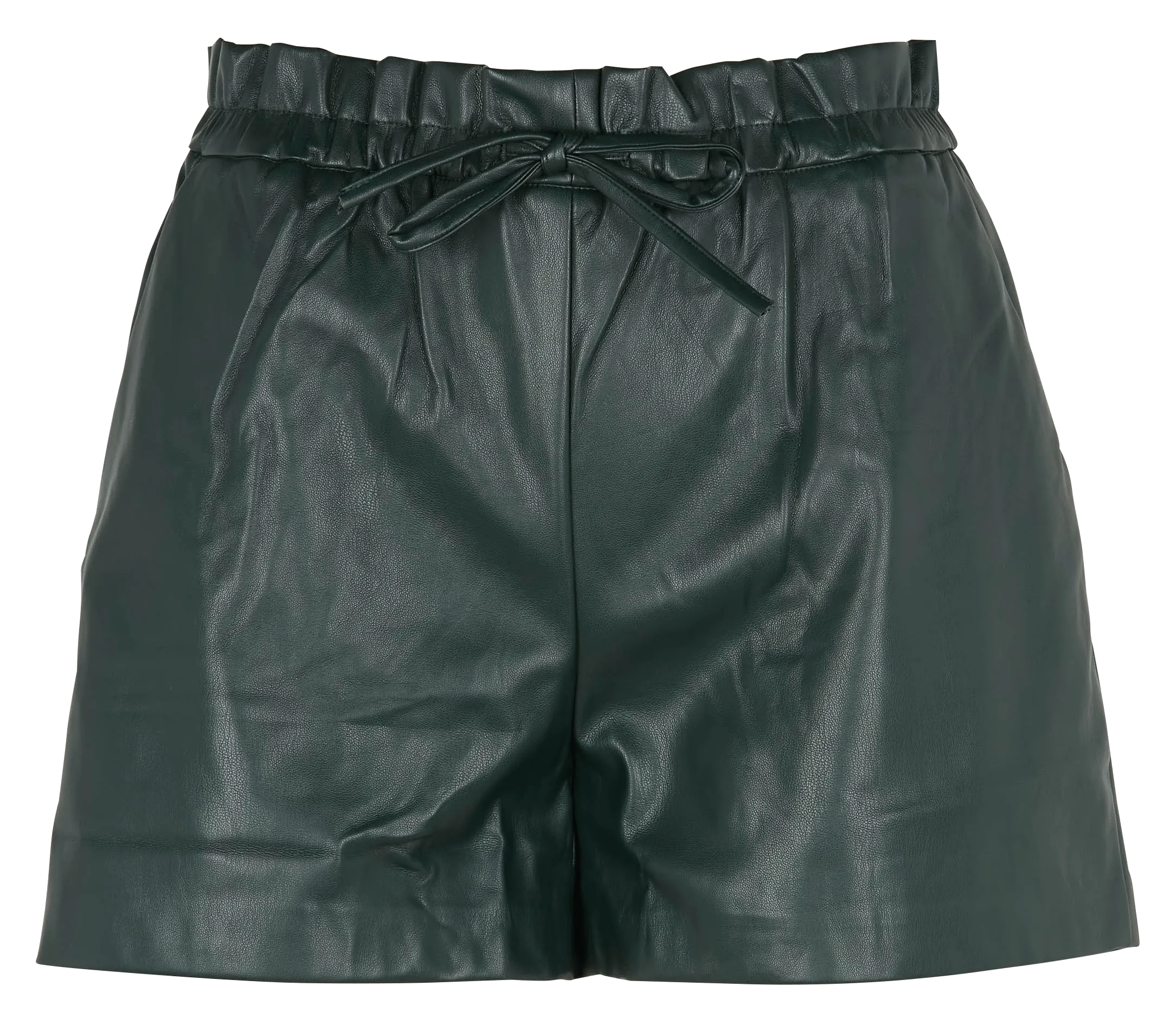 MOLLY BRACKEN   Shorts in pelle vegan | Verde